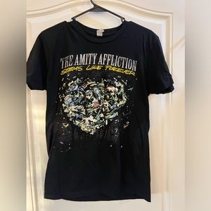 3 - Amity Affliction band tshirts. Size medium.